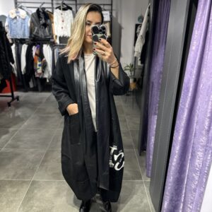 KAŞE UZUN SALAŞ HIRKA -SİYAH - Görsel 3