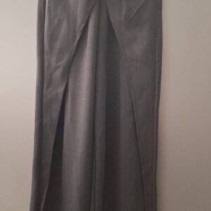 SİYAH ÖN DÜĞÜM PANTOLON
