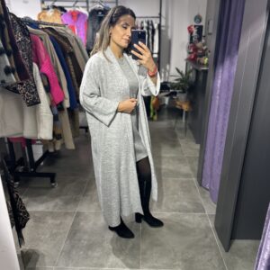 AÇIK GRİ UZUN HIRKA - Görsel 3