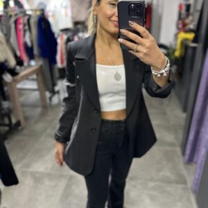 KOT DETAYLI BLAZER CEKET