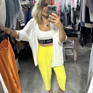 SARI ŞALVAR PANTOLON ST - Görsel 4