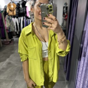YAĞYEŞİLİ ŞALVAR PANTOLON ST - Görsel 3