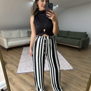 SİYAH BOĞAZLI ÇAPRAZ CROP