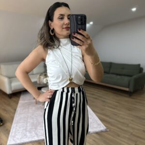 BEYAZ BOĞAZLI ÇAPRAZ CROP