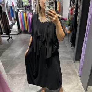 YELEKLİ UZUN ELBİSE - Görsel 3
