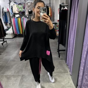 SİYAH PEMBE ARMALI SPOR TAKIM - Görsel 5