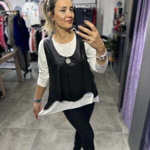 Alternative view of KREM İKİLİ TAKIM ARKASI FERMUARLI