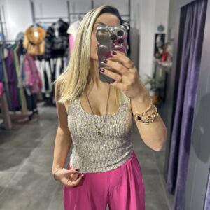 GOLD PULLU BLUZ - Görsel 3