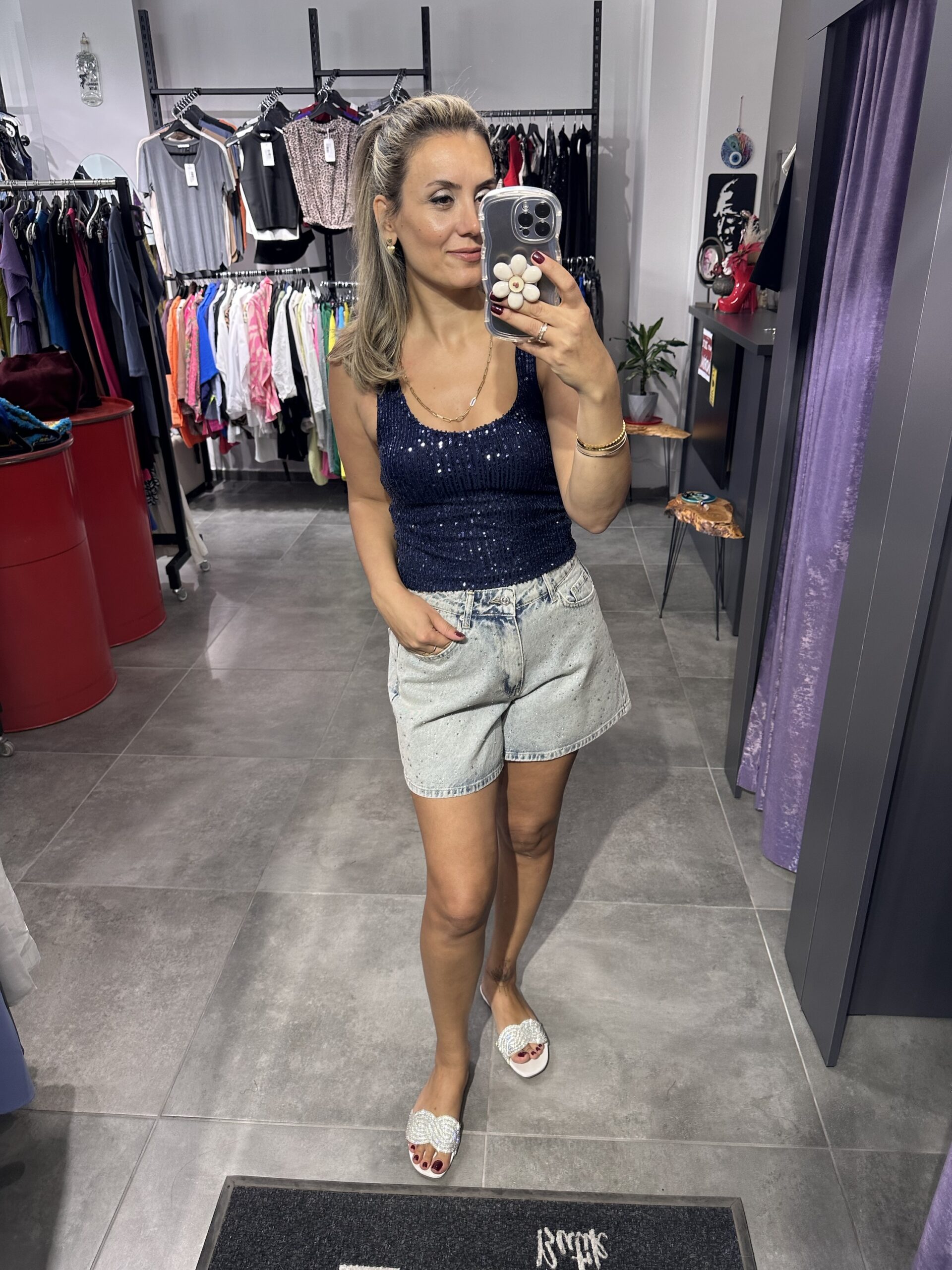 LACİVERT PULLU BLUZ - Görsel 7