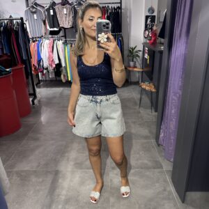 LACİVERT PULLU BLUZ - Görsel 8