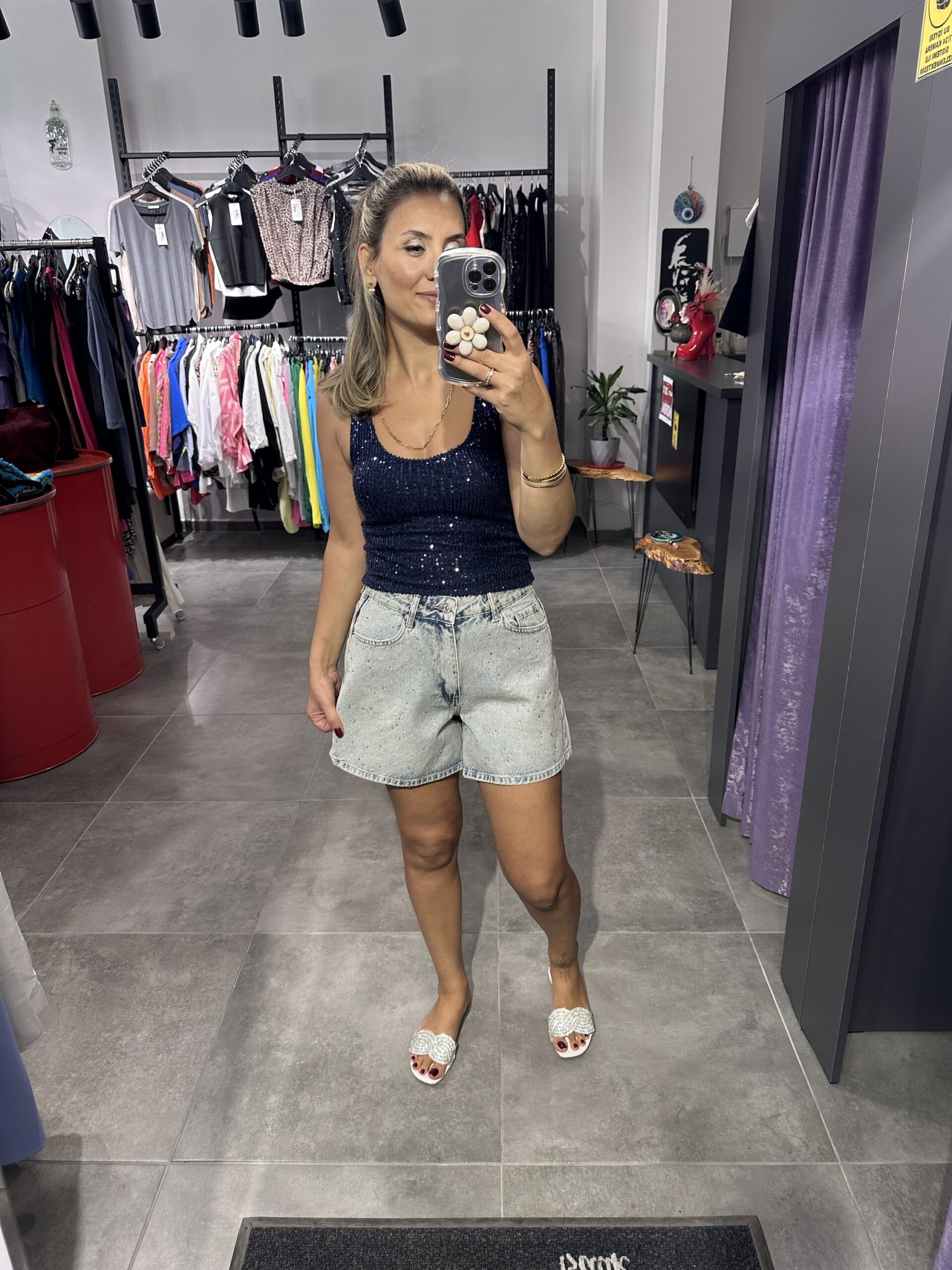 LACİVERT PULLU BLUZ - Görsel 8