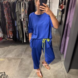 SAKS MAVİ KISA KOL SPOR TAKIM - Görsel 6