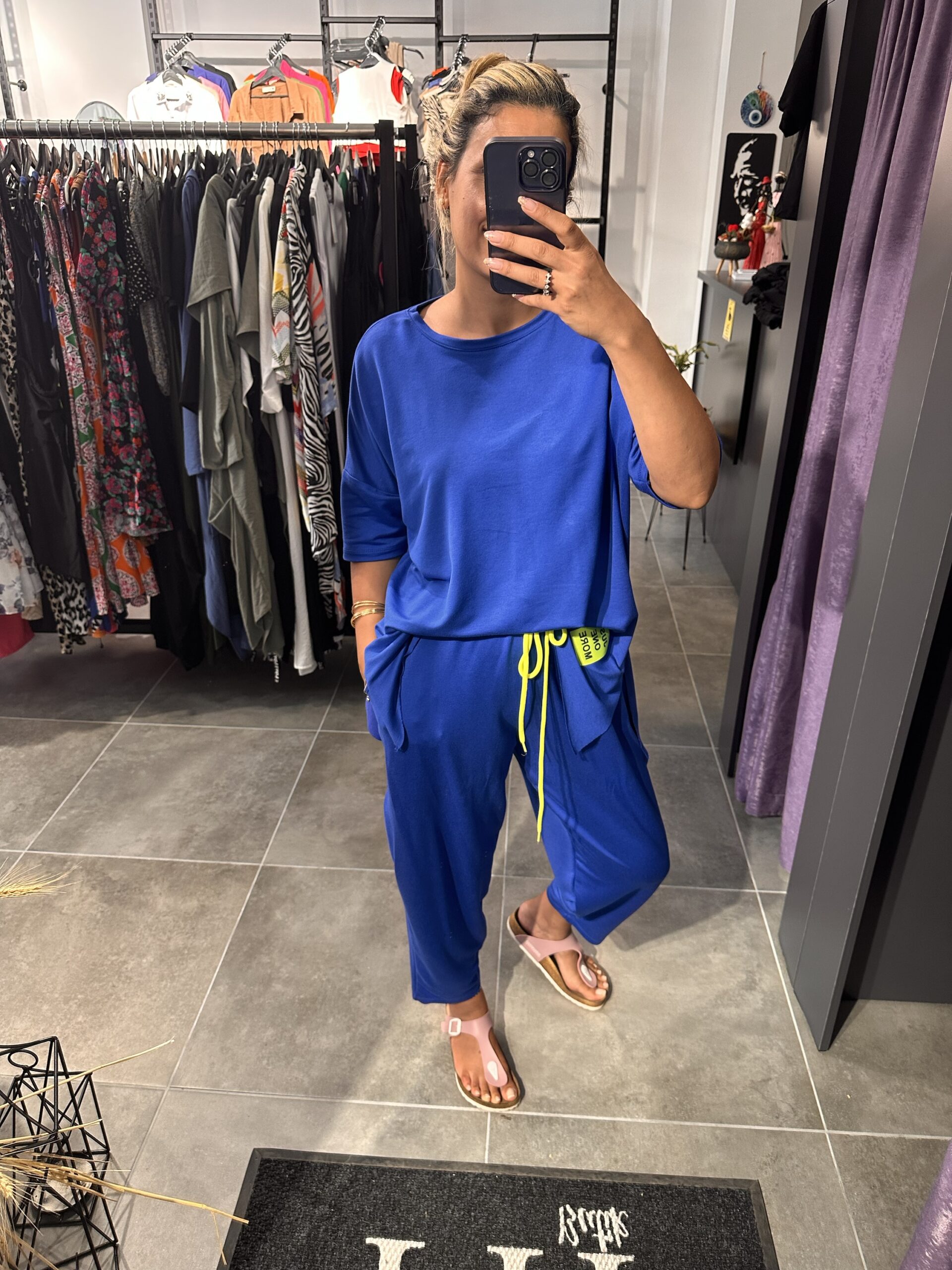 SAKS MAVİ KISA KOL SPOR TAKIM - Görsel 6