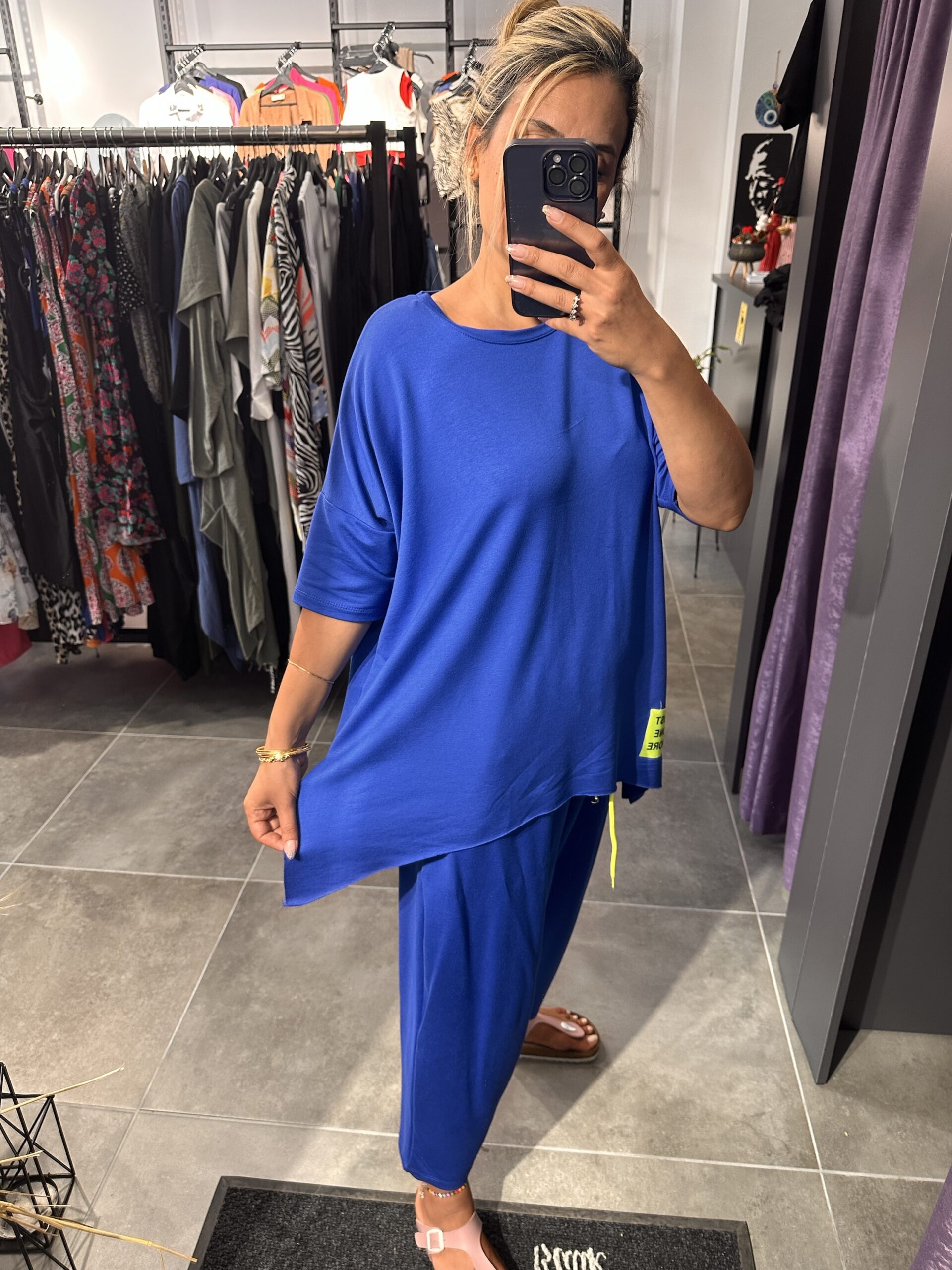 SAKS MAVİ KISA KOL SPOR TAKIM - Görsel 7