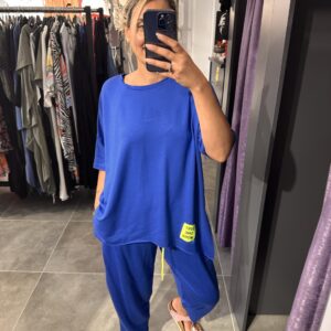 SAKS MAVİ KISA KOL SPOR TAKIM - Görsel 5
