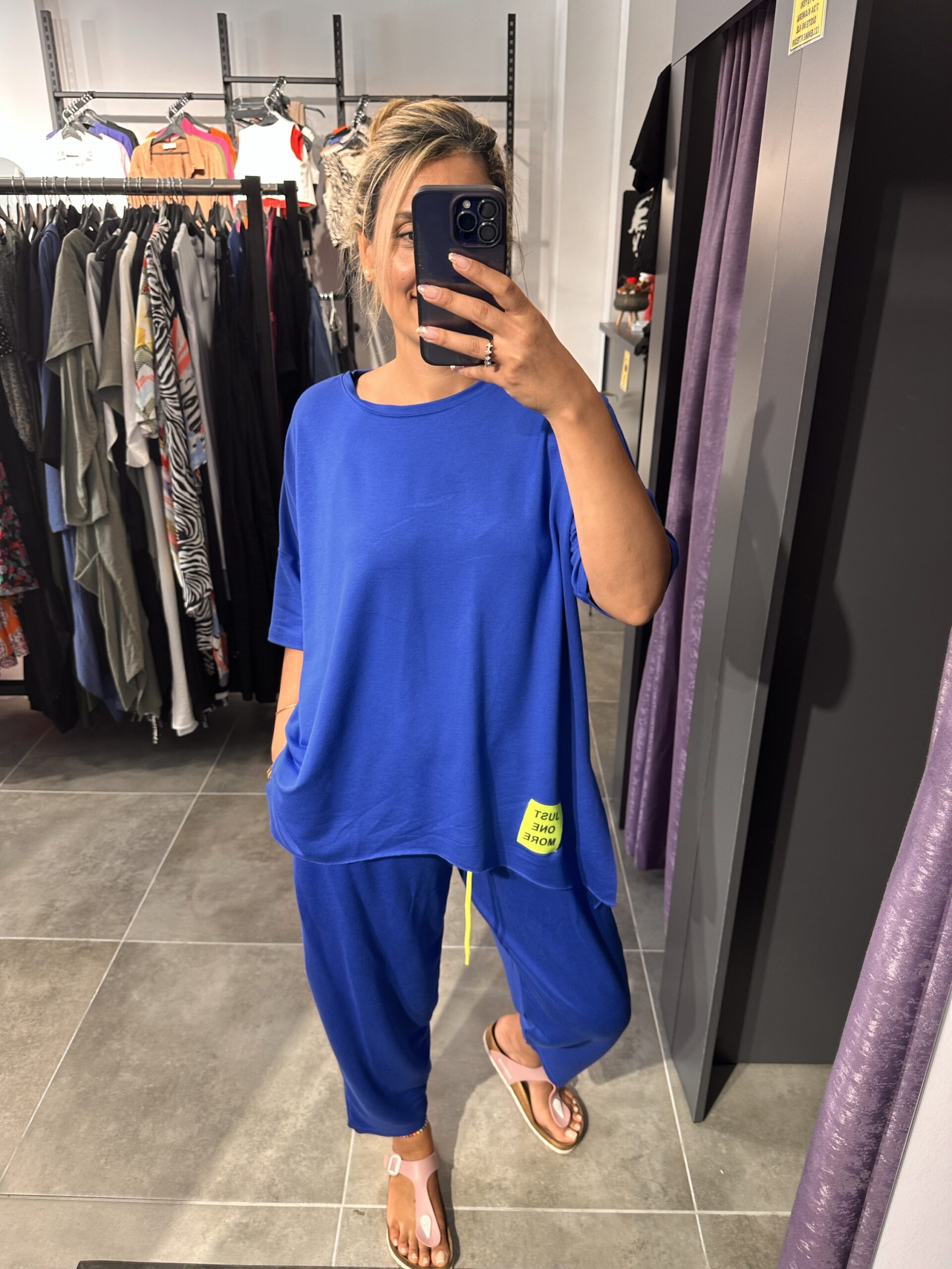 SAKS MAVİ KISA KOL SPOR TAKIM - Görsel 5