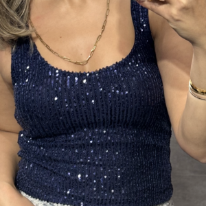 LACİVERT PULLU BLUZ - Görsel 5