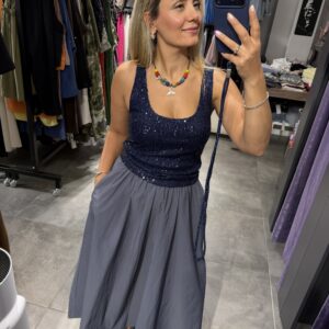 Alternative view of LACİVERT PULLU BLUZ