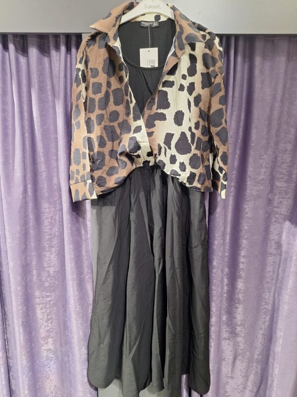 LEOPAR GÖMLEK ELBİSE - Görsel 7
