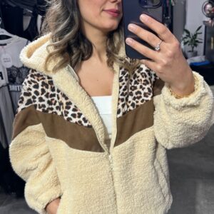 LEOPAR DETAY PELUŞ MONT - Görsel 5