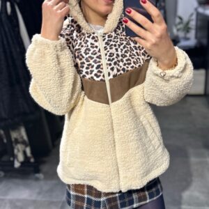 LEOPAR DETAY PELUŞ MONT - Görsel 3