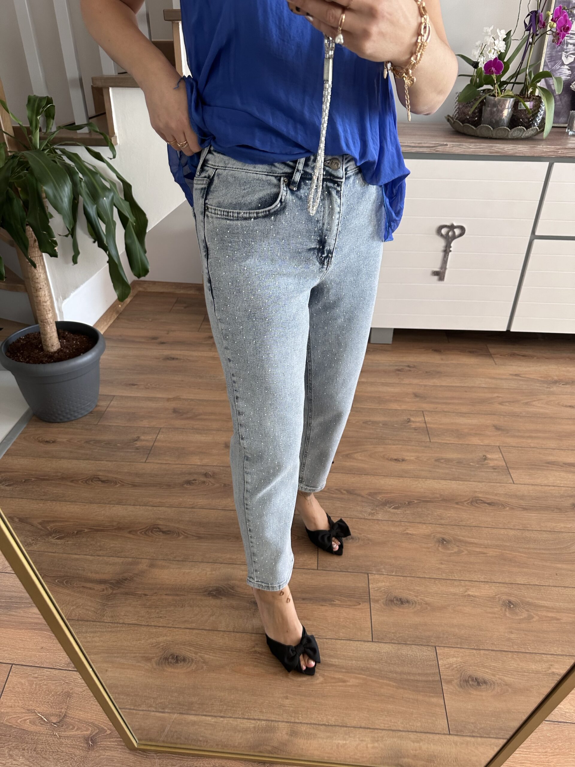TAŞLI MOM JEAN - Görsel 2