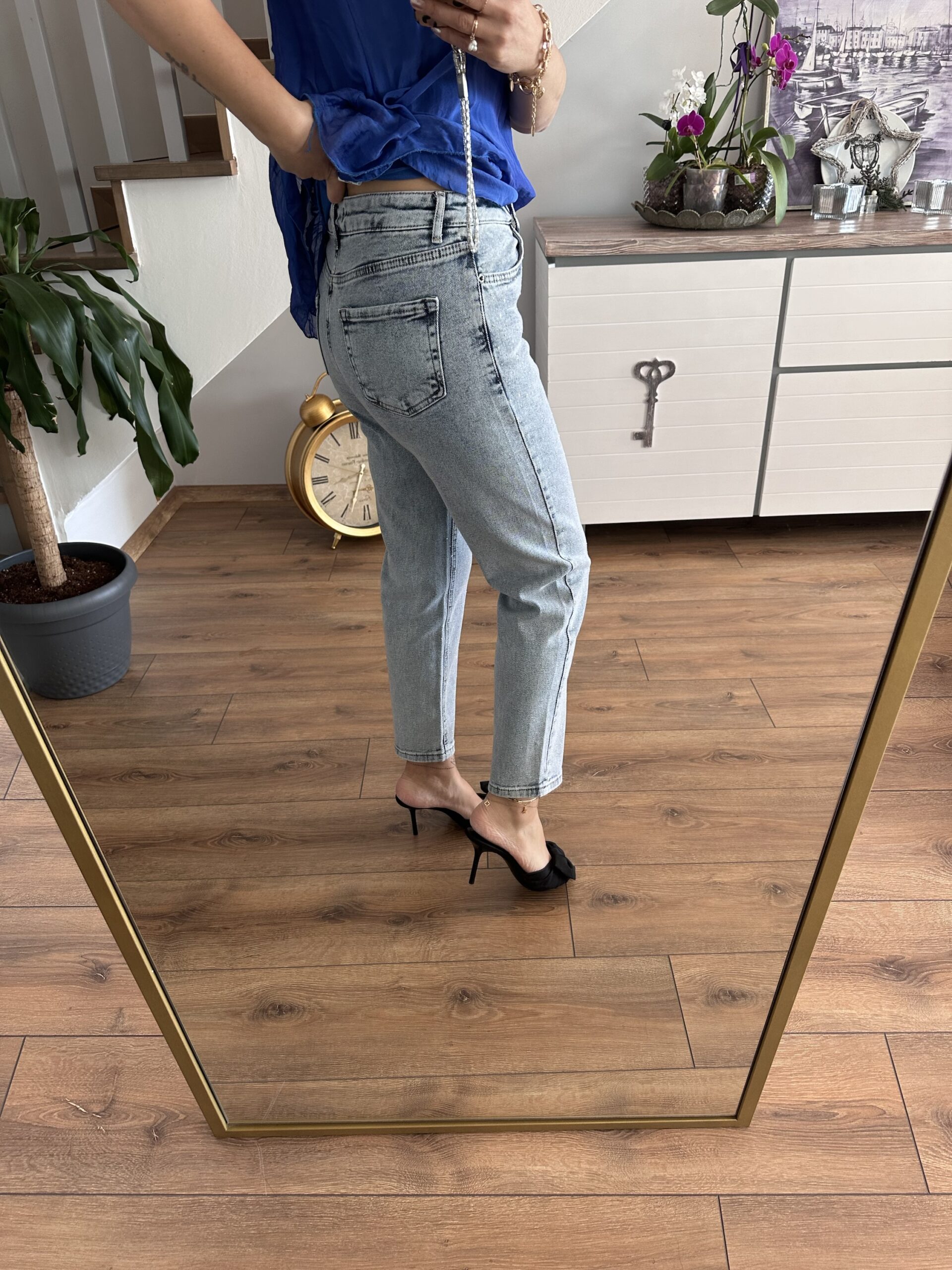TAŞLI MOM JEAN - Görsel 3