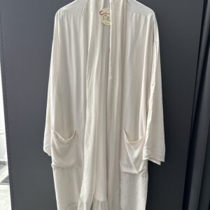 BEJ İPEK TÜLLÜ KAFTAN - Görsel 6