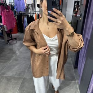 KAHVE AEROBİN GÖMLEK - Görsel 3