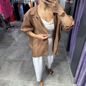 KAHVE AEROBİN GÖMLEK - Görsel 4