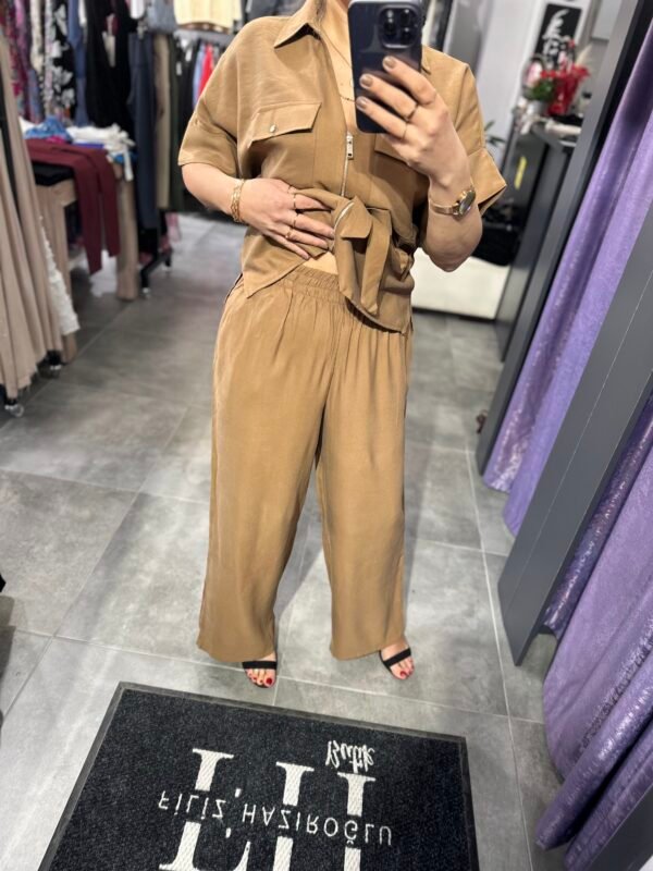 TABA BEL BÜZGÜLÜ CEKET PNT TAKIM - Görsel 2
