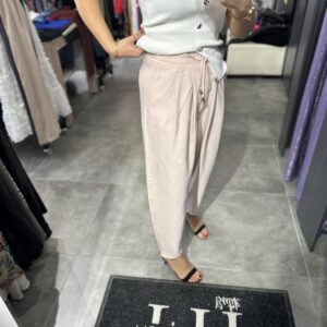 PUDRA BEL LASTİKLİ JOGGER PANTOLON - Görsel 3