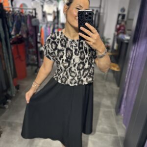 LEOPAR BLUZLU ELBİSE - Görsel 6