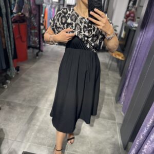 LEOPAR BLUZLU ELBİSE - Görsel 3