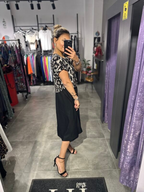 LEOPAR BLUZLU ELBİSE - Görsel 5