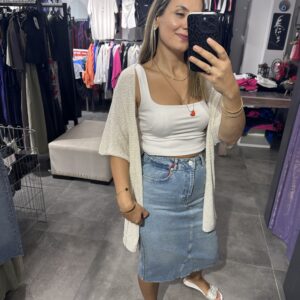 KREM TRİKO HIRKA