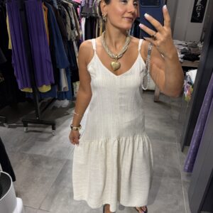 BEJ ASKILI ELBİSE - Görsel 4