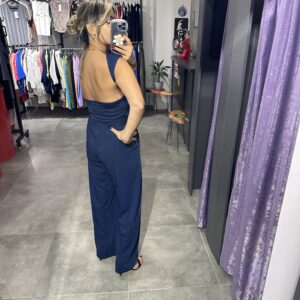 LACİVERT SIRT AÇIK BLUZ