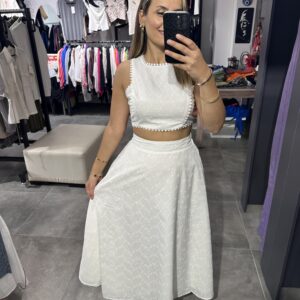 BEYAZ FİSTOLU İKİLİ TAKIM