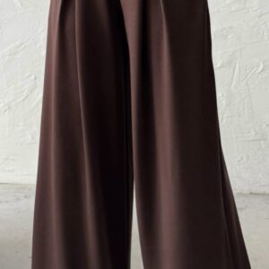 KAHVE MODAL BOL PAÇA PANTOLON