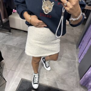 LACİVERT KAPLAN NAKIŞLI SWEATSHİRT - Görsel 5