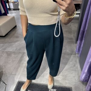YEŞİL KIŞLIK ŞALVAR PANTOLON - Görsel 6