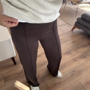 KAHVE MODAL FİTİLLİ PANTOLON