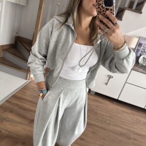 GRİ SWEAT EŞOFMAN TAKIM - Görsel 4