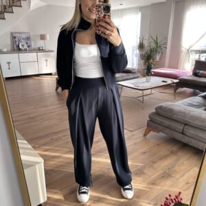 LACİVERT SWEAT EŞOFMAN TAKIM - Görsel 5