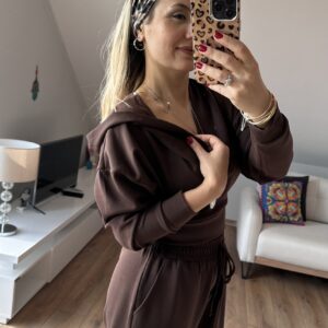 KAHVE KAPŞONLU TAKIM - Görsel 4