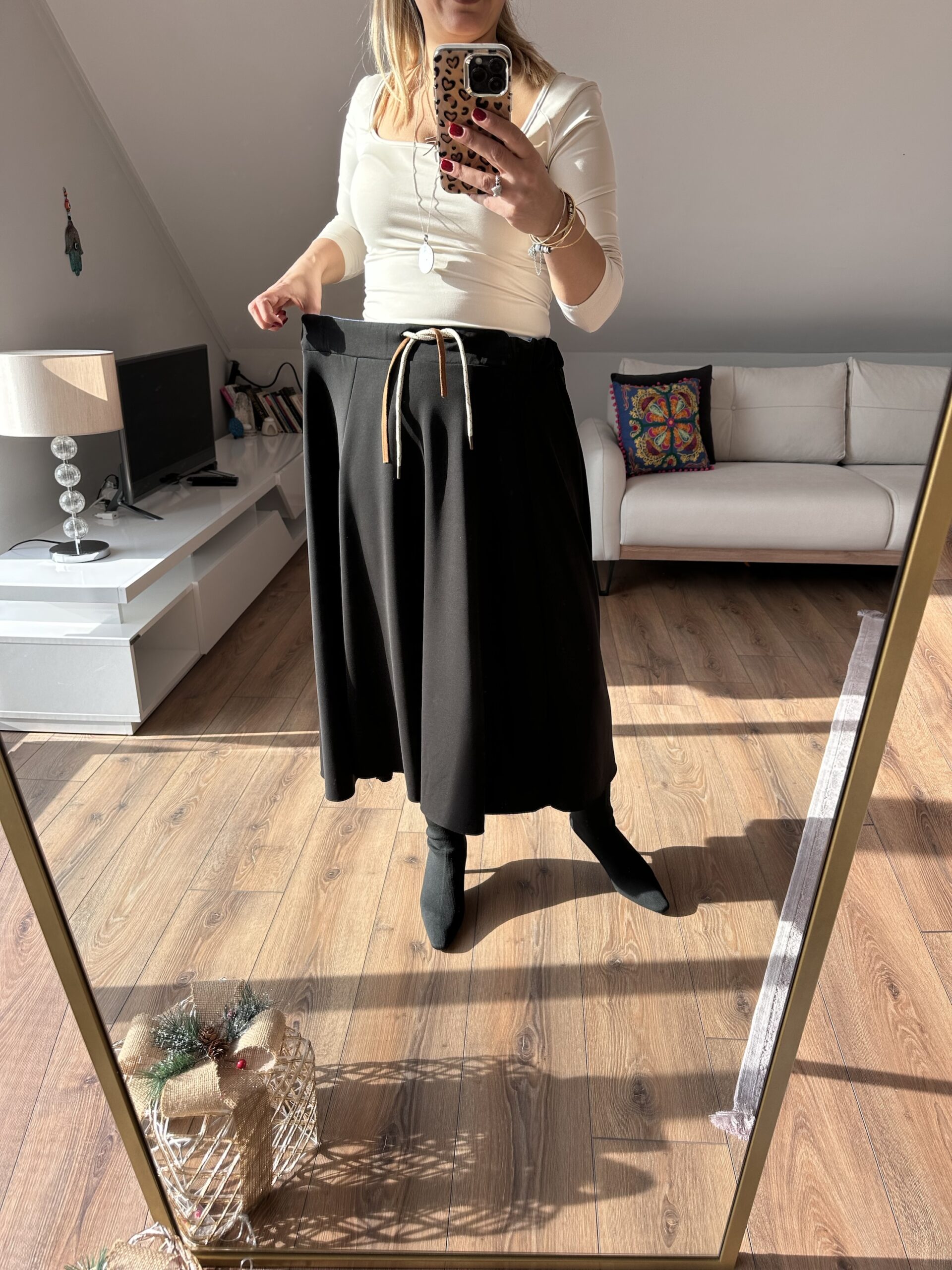MODAL BEL LASTİKLİ ETEK - Görsel 6