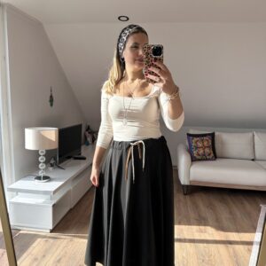 MODAL BEL LASTİKLİ ETEK - Görsel 3