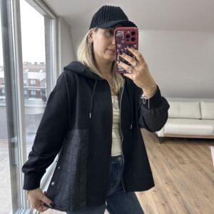 SİYAH FERMUARLI SWEAT - Görsel 6
