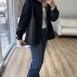 SİYAH FERMUARLI SWEAT - Görsel 5